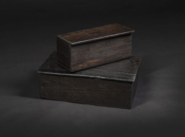 Bog oak one glass box - Image 5