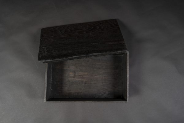 Bog oak three glass box - Image 6