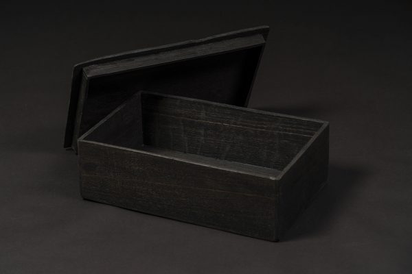 Bog oak three glass box - Image 5