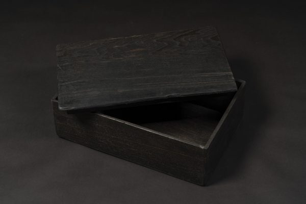 Bog oak three glass box - Image 13