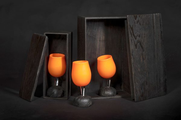 Bog oak Glass Orange - Image 5