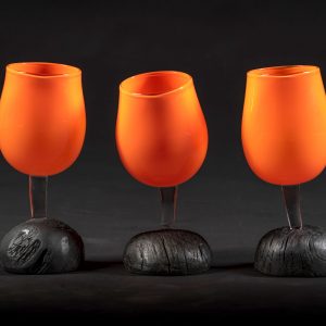 Bog oak Glass Orange