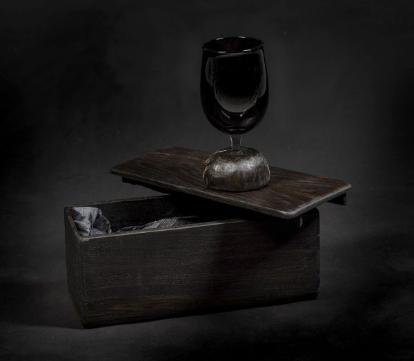 Bog oak one glass box - Image 6