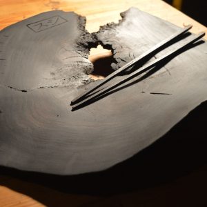 Bog oak Sushi Plate