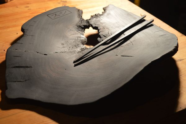 Bog oak Sushi Plate