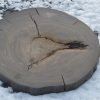 Bog oak Sushi Plate Round - Image 2