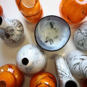 Basalt glass Orange