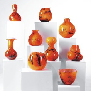 Basalt glass Orange
